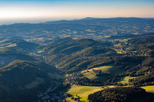 Vue aérienne de Quartier Kreidach in Wald-Michelbach dans le département Hesse, Allemagne