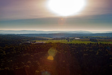 Photographie aérienne de Aérodrome de planeurs à le quartier Vielbrunn in Michelstadt dans le département Hesse, Allemagne