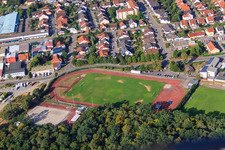 Vue aérienne de Terrains de sport de TV Schwetzingen à Schwetzingen dans le département Bade-Wurtemberg, Allemagne