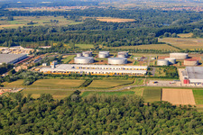 Enregistrement par drone de Zone industrielle sud à Speyer dans le département Rhénanie-Palatinat, Allemagne