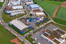 Image drone de Centre de recyclage et service de conteneurs KÖMPF à Calw dans le département Bade-Wurtemberg, Allemagne