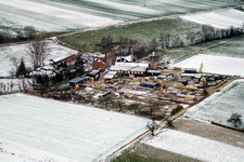 Photographie aérienne de Moulin Schaidter à le quartier Schaidt in Wörth am Rhein dans le département Rhénanie-Palatinat, Allemagne