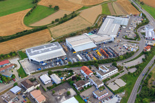 Vue d'oiseau de Kömpf Construction Center GmbH à Calw dans le département Bade-Wurtemberg, Allemagne