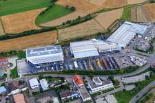 Kömpf Construction Center GmbH à Calw dans le département Bade-Wurtemberg, Allemagne vue du ciel
