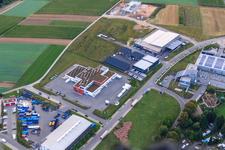 Vue d'oiseau de Centre de recyclage et service de conteneurs KÖMPF à Calw dans le département Bade-Wurtemberg, Allemagne
