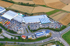 Kömpf Construction Center GmbH à Calw dans le département Bade-Wurtemberg, Allemagne vu d'un drone