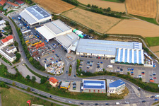 Vue aérienne de Kömpf Construction Center GmbH à Calw dans le département Bade-Wurtemberg, Allemagne