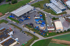 Enregistrement par drone de Centre de recyclage et service de conteneurs KÖMPF à Calw dans le département Bade-Wurtemberg, Allemagne