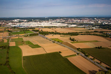 Vue aérienne de Usine Mercedes Benz à Sindelfingen dans le département Bade-Wurtemberg, Allemagne