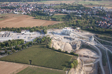 Vue oblique de Carrière Sindelfingen-Darmsheim à le quartier Darmsheim in Sindelfingen dans le département Bade-Wurtemberg, Allemagne