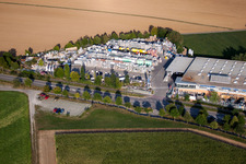 Enregistrement par drone de Mühlackerstraße, entreprise Kömpf à le quartier Darmsheim in Sindelfingen dans le département Bade-Wurtemberg, Allemagne