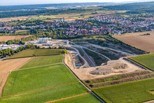 Carrière Sindelfingen-Darmsheim à le quartier Darmsheim in Sindelfingen dans le département Bade-Wurtemberg, Allemagne hors des airs