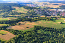 Vue aérienne de Ostelsheimer Steige à Weil der Stadt dans le département Bade-Wurtemberg, Allemagne