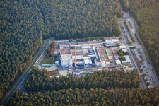 KIT Nord à le quartier Leopoldshafen in Eggenstein-Leopoldshafen dans le département Bade-Wurtemberg, Allemagne d'un drone