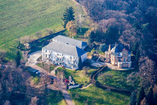 Vue aérienne de Weinstr à Bad Bergzabern dans le département Rhénanie-Palatinat, Allemagne