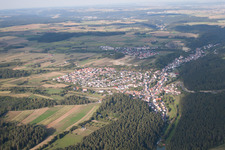 Vue aérienne de Quartier Obertalheim in Horb am Neckar dans le département Bade-Wurtemberg, Allemagne
