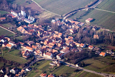 Quartier Appenhofen in Billigheim-Ingenheim dans le département Rhénanie-Palatinat, Allemagne vue d'en haut