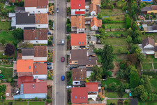 Vue oblique de Waldstr à Kandel dans le département Rhénanie-Palatinat, Allemagne