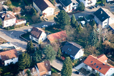 Vue oblique de Zeppelinstr. à Kandel dans le département Rhénanie-Palatinat, Allemagne