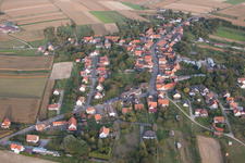 Enregistrement par drone de Retschwiller dans le département Bas Rhin, France