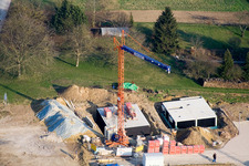 Vue aérienne de Nouvelle zone de développement Am Höhenweg à Kandel dans le département Rhénanie-Palatinat, Allemagne