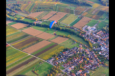 Vue aérienne de Heidenschuhstr à Klingenmünster dans le département Rhénanie-Palatinat, Allemagne