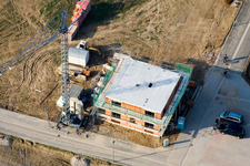 Nouvelle zone de développement Am Höhenweg à Kandel dans le département Rhénanie-Palatinat, Allemagne vue du ciel