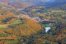 Darstein dans le département Rhénanie-Palatinat, Allemagne depuis l'avion