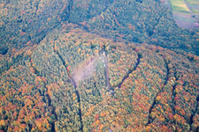 Vue aérienne de Point de départ nord pour les Duddefliechers à Annweiler am Trifels dans le département Rhénanie-Palatinat, Allemagne
