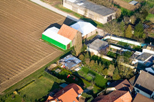 Saarstrasse NW à Kandel dans le département Rhénanie-Palatinat, Allemagne d'en haut