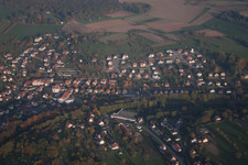 Enregistrement par drone de Niederbronn-les-Bains dans le département Bas Rhin, France