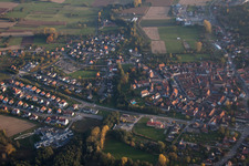 Photographie aérienne de Wœrth dans le département Bas Rhin, France