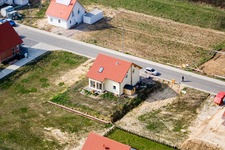 Image drone de Nouvelle zone de développement NO à le quartier Schaidt in Wörth am Rhein dans le département Rhénanie-Palatinat, Allemagne