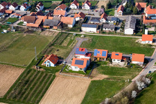 Vue oblique de À Narrenberg à Hergersweiler dans le département Rhénanie-Palatinat, Allemagne