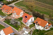 Vue aérienne de Chemin Schaidter à Hergersweiler dans le département Rhénanie-Palatinat, Allemagne