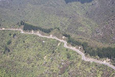 Coromandel dans le département Waïkato, Nouvelle-Zélande vue d'en haut