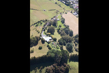 Vue aérienne de Coromandel dans le département Waïkato, Nouvelle-Zélande
