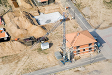 Enregistrement par drone de Nouvelle zone de développement Am Höhenweg à Kandel dans le département Rhénanie-Palatinat, Allemagne