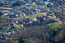 Vue aérienne de Illenau à Achern dans le département Bade-Wurtemberg, Allemagne