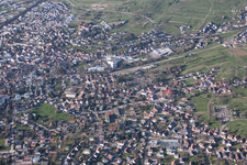 Quartier Kappelwindeck in Bühl dans le département Bade-Wurtemberg, Allemagne d'en haut