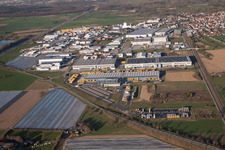 Photographie aérienne de Entrepôts et bâtiments d'expédition de Dachser GmbH & Co.KG à Malsch dans le département Bade-Wurtemberg, Allemagne