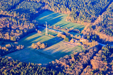 Langenberg dans le département Rhénanie-Palatinat, Allemagne vue d'en haut