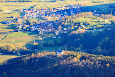 Vue oblique de Chapelle Anne à Burrweiler dans le département Rhénanie-Palatinat, Allemagne