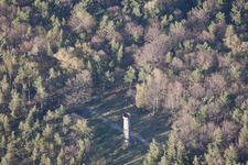 Vue oblique de Tour de Ludwigsturm à Weyher in der Pfalz dans le département Rhénanie-Palatinat, Allemagne