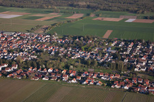 Enregistrement par drone de Quartier Niederhochstadt in Hochstadt dans le département Rhénanie-Palatinat, Allemagne