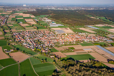 Image drone de Zeiskam dans le département Rhénanie-Palatinat, Allemagne