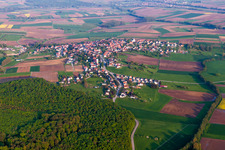 Schönenbourg à Schœnenbourg dans le département Bas Rhin, France d'en haut