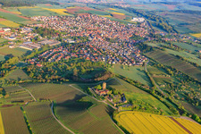 Château de Ravensbourg (Sulzfeld) à Sulzfeld dans le département Bade-Wurtemberg, Allemagne vue du ciel