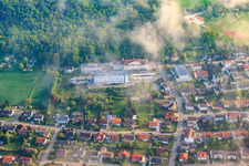 Vue aérienne de Clinique Vulpius sous les nuages à Bad Rappenau dans le département Bade-Wurtemberg, Allemagne