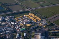 Vue aérienne de Usine Ytong à Malsch dans le département Bade-Wurtemberg, Allemagne